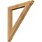 Ekena Millwork Traditional Traditional Rough Sawn Bracket, Western Red Cedar, 4"W x 36"D x 40"H BKT04X36X40TRA01RWR - alternate 1